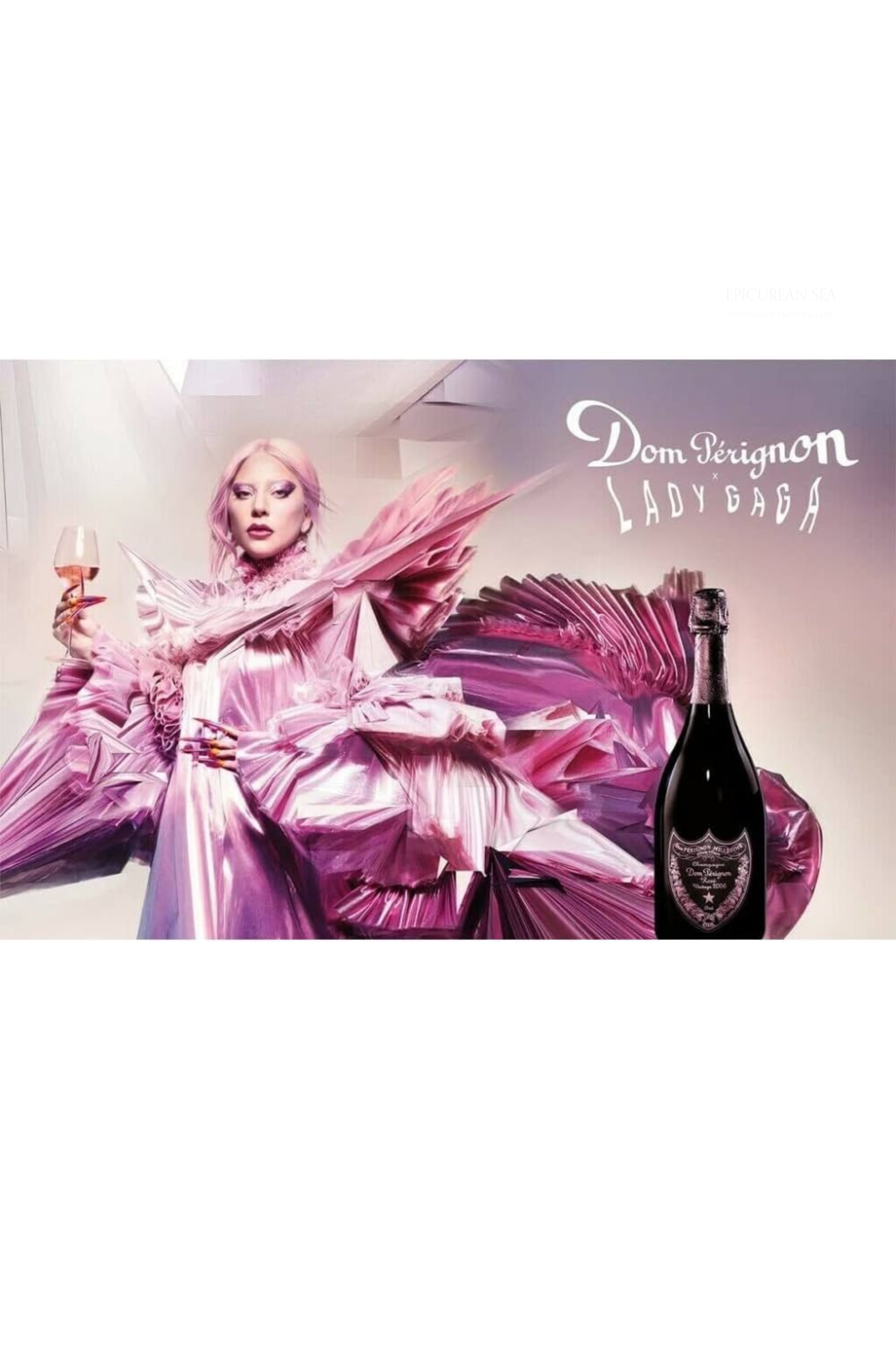 Dom Pérignon Luminous Rosé 2008 x Lady Gaga — EPICUREAN SEA